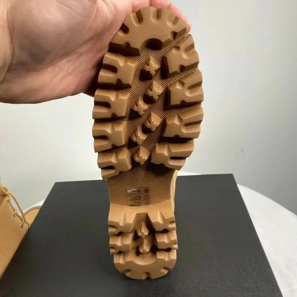 NEW J CREW Gwen canvas lace-up lug-sole boots 8 - Picture 10 of 15